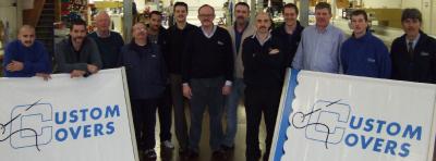 Custom Covers Staff taking the Movember challenge